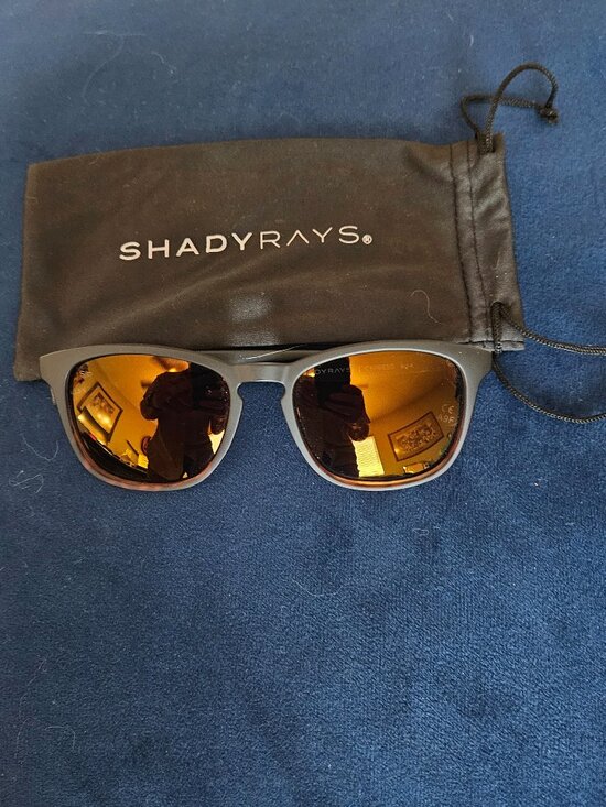 Shady Rays Other - Shady Rays Cypress AU-6 Dusk Sunglasses Black with Grey Tint Lens {#811-3}